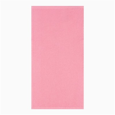 Полотенце  махровое Экономь и Я 50*90 см, цв. розовый, 100% хлопок, 350 гр/м2