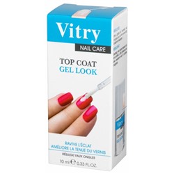 Vitry Nail Care Top Coat Gel Look 10 ml