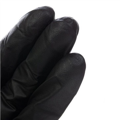 NitriMax Перчатки нитриловые неопудренные смотровые 784L, 100 шт., черный