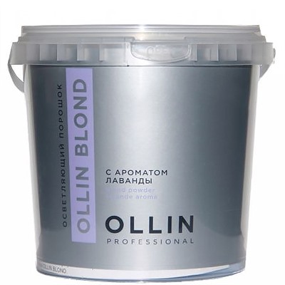 OLLIN BLOND Осветляющий порошок с ароматом лаванды 500г/ Blond Powder Aroma Lavande