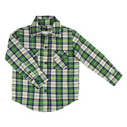 03974 Рубашка дл.рукав Malwee "Клетка" для мальчика.