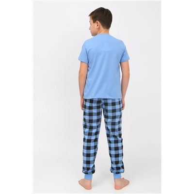 Пижама с брюками для мальчика 92182 Голубой