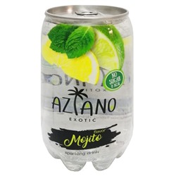 Газированный напиток со вкусом мохито Sparkling Aziano (0 кал), 350 мл Акция