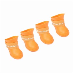 Сапоги резиновые "Вездеход", набор 4 шт., р-р S (подошва 4 Х 3 см), оранжевые