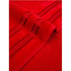 Полотенце махровое Luxury Сафия Хоум, 51092 красный