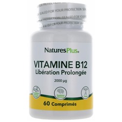 Natures Plus Vitamine B12 Action Prolong?e 60 Comprim?s