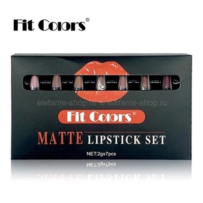 Набор помад Fit Colors Matte Lipstick Set 7in1 (19)