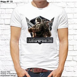 Мужская футболка "Warface", №10