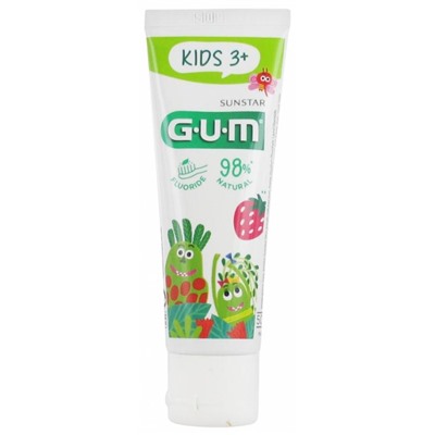 GUM Kids Dentifrice 3 Ans et + 50 ml
