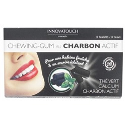 Innovatouch Chewing-Gum au Charbon Actif Sans Sucres 12 Drag?es
