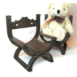 Комплект сборки из МДВ курульное кресло для медведей недекорированный  арт.187082