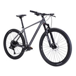 Велосипед горный COMIRON ZIRCON II 29-19", L-TWOO 1*12S, воздушная вилка, гидравлика, цвет: чёрный met charcoal