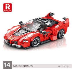 Конструктор REOBRIX Sport Car: Ferrari FXX-K V2, 392 дет. (RB_686)