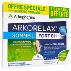 Arkopharma Arkorelax Sommeil Fort 8H 30 Comprim?s Offre Sp?ciale