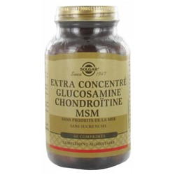 Solgar Extra Concentr? Glucosamine Chondro?tine MSM 60 Comprim?s