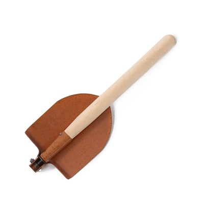 Лопата туристическая, складная, L = 63 см, деревянный черенок, ЛС-1