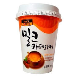 Корейский кофе Латте Молоко See's Coffee, Корея 25 г Акция