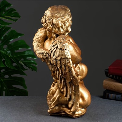 Фигура "Ангел и Фея сидя" большой бронза 23х36х40см