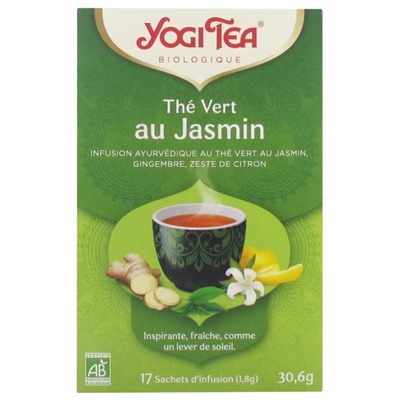 Yogi Tea Th? Vert au Jasmin Bio 17 Sachets