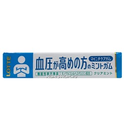 Жевательная резинка без сахара для гипертоников "Чистая мята Майничи" Lotte, Япония, 21 г. Акция