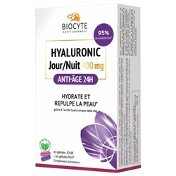 Biocyte Hyaluronic Jour-Nuit 400 mg Anti-?ge 24H 60 G?lules
