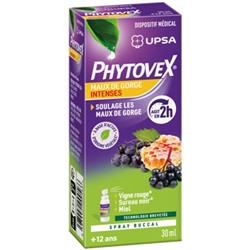 UPSA Phytovex Maux de Gorge Intenses Spray Buccal 30 ml
