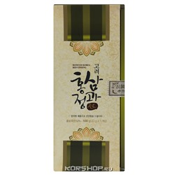 Медовые цукаты с красным корейским женьшенем (корни тэдон 4 года), Корея, 100 г Акция