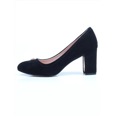 06-XA851-H275-K20 BLACK Туфли женские (натуральная замша)
