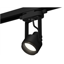 Комплект трекового однофазного светильника XT6602020 PBK черный полированный MR16 GU10 (C6602, N6121)