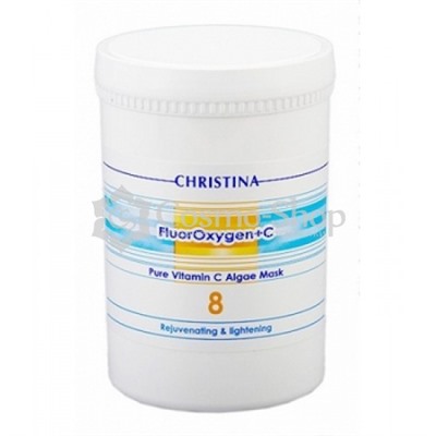 Christina FluorOxygen+C Pure Vitamin C Algae Mask (Step 8)/ Водорослевая маска с витамином С и экстрактом ацеролы (шаг 8)  500 мл