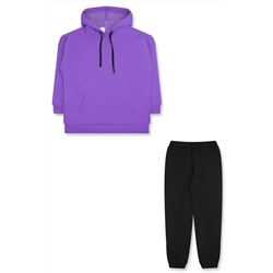 110503 Костюм/худи+брюки/ утеплённый цв. фиолетовый