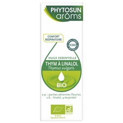 Phytosun Ar?ms Huile Essentielle Thym ? Linalol (Thymus vulgaris) Bio 5 ml