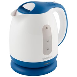 Чайник ENERGY E-293 (1.7л)  пластик, цвет бело-голубой