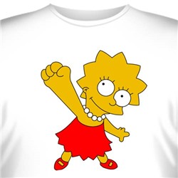 Футболка "Lisa Simpson -3"