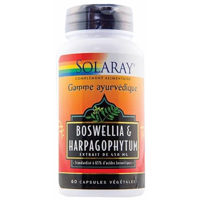 Solaray Boswellia and Harpagophytum 60 Capsules V?g?tales