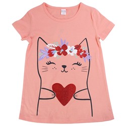 Ночная рубашка для девочки Bonito Kids (BK1638S) персиковый