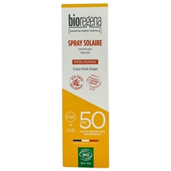 Bioregena Spray Solaire SPF50 Bio 90 ml