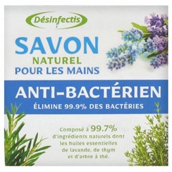 D?sinfectis Savon Naturel pour les Mains Anti-Bact?rien 125 g