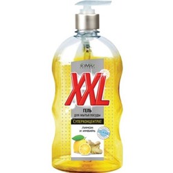 Гель для мытья посуды " XXL" лимон и имбирь 650г