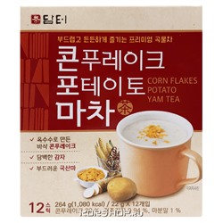 Чай из сладкого картофеля и ямса с кукурузными хлопьями Damtuh, Корея, 264 г. Акция