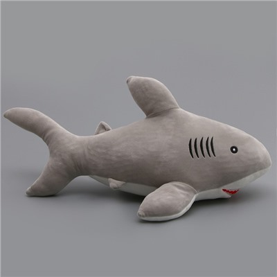 Мягкая игрушка «Акула», 55 см, цвет серый