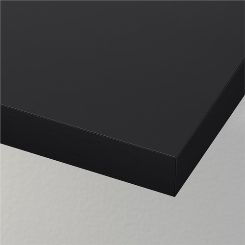 ЛАКК, Полка навесная, черно-коричневый, 190x26 см Цвет черно-коричневый