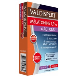 Valdispert M?latonine 1,9 mg 4 Actions 30 Capsules