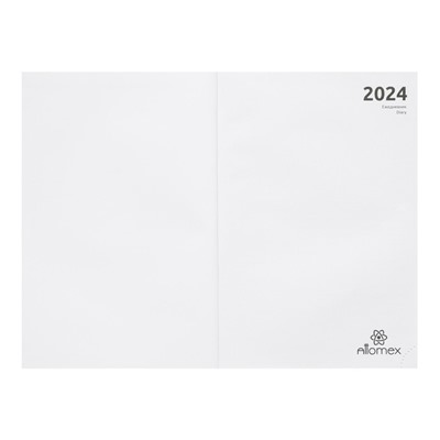 Ежедневник датированный 2024 года, А5, 176 листов, Attomex.Lancaster, обложка балакрон, ляссе, блок 70 г/м2, зелёный