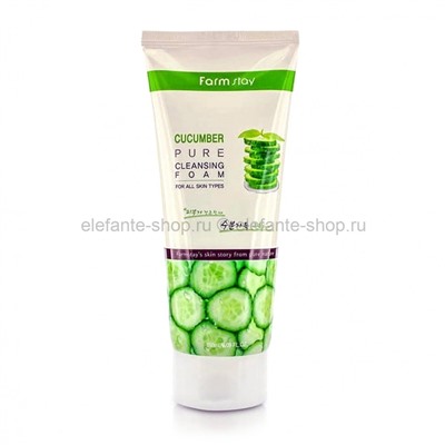 Пенка для умывания FarmStay Cucumber Pure Cleansing Foam, 180 мл (125)
