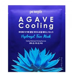 Охлаждающая маска с экстрактом агавы Petitfee Agave Cooling Hydrogel Face Mask 32г