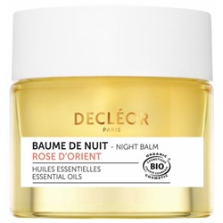 Decl?or Rose d Orient Baume de Nuit Bio 15 ml