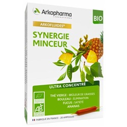 Arkopharma Arkofluides Synergie Minceur Bio 20 Ampoules