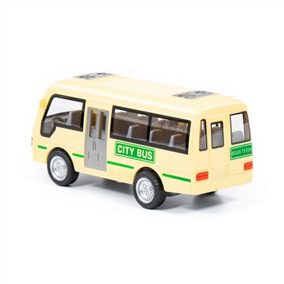 322498 Полесье "Городской автобус", автомобиль инерционный (со светом и звуком) (в коробке)
