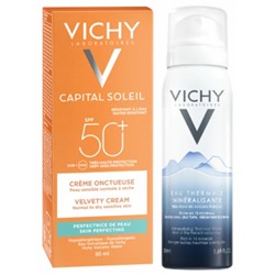 Vichy Capital Soleil Cr?me Onctueuse SPF50+ 50 ml + Eau Thermale 50 ml Offert